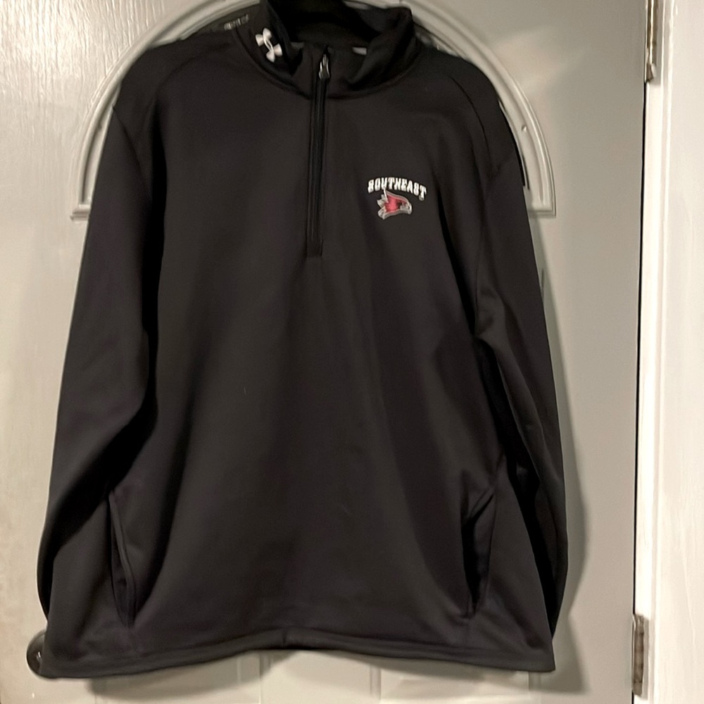 Under Armour quarter zip.